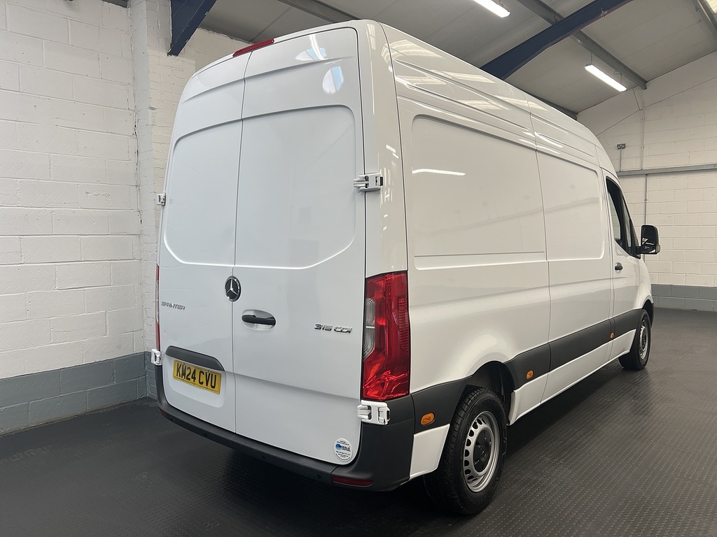 Mercedes-Benz Sprinter 2.0 315 Cdi Premium Panel Van Fw KM24CVU White #5