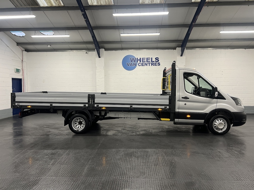 Ford Transit Custom 350 Leader L5 Xxlwb Double Dropside Cc Ecoblue YR72KVD Silver #6