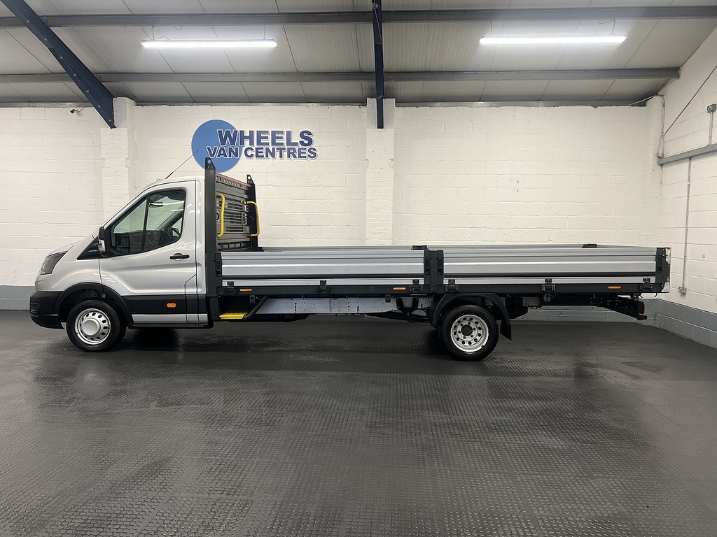 Ford Transit Custom 350 Leader L5 Xxlwb Double Dropside Cc Ecoblue YR72KVD Silver #2