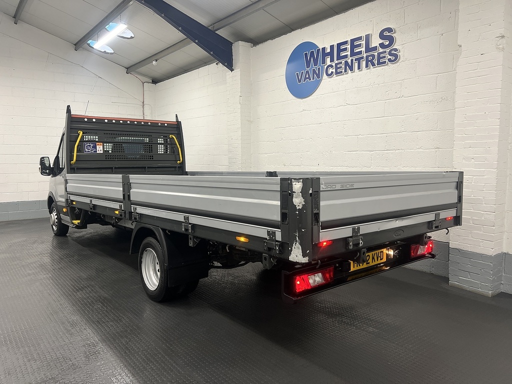 Ford Transit Custom 350 Leader L5 Xxlwb Double Dropside Cc Ecoblue YR72KVD Silver #3