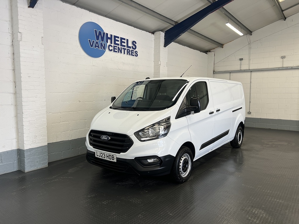 Ford Transit Custom 2.0 300 Ecoblue Leader Panel Van LJ23HDB White