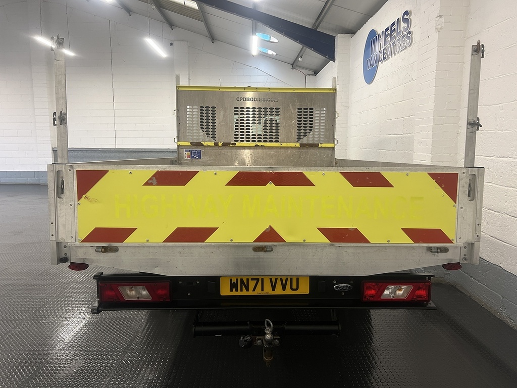 Ford Transit Custom 2.0 350 Ecoblue Leader Dropside Double Cab Die WN71VVU White #4