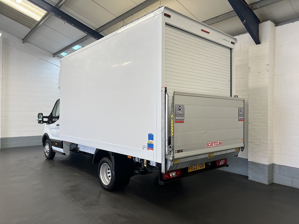Ford Transit Custom 350 Ecoblue Leader 2.0 Luton FE23YDB White #3