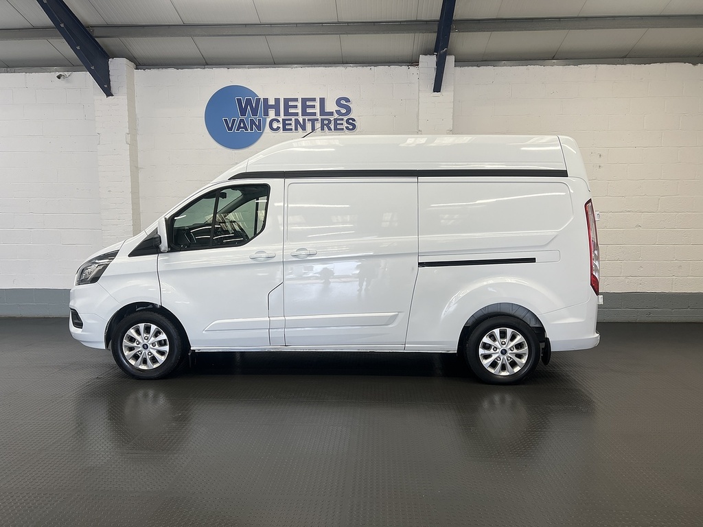 Ford Transit Custom 2.0 300 Ecoblue Mhev Limited Panel Van MT72VHL White #2