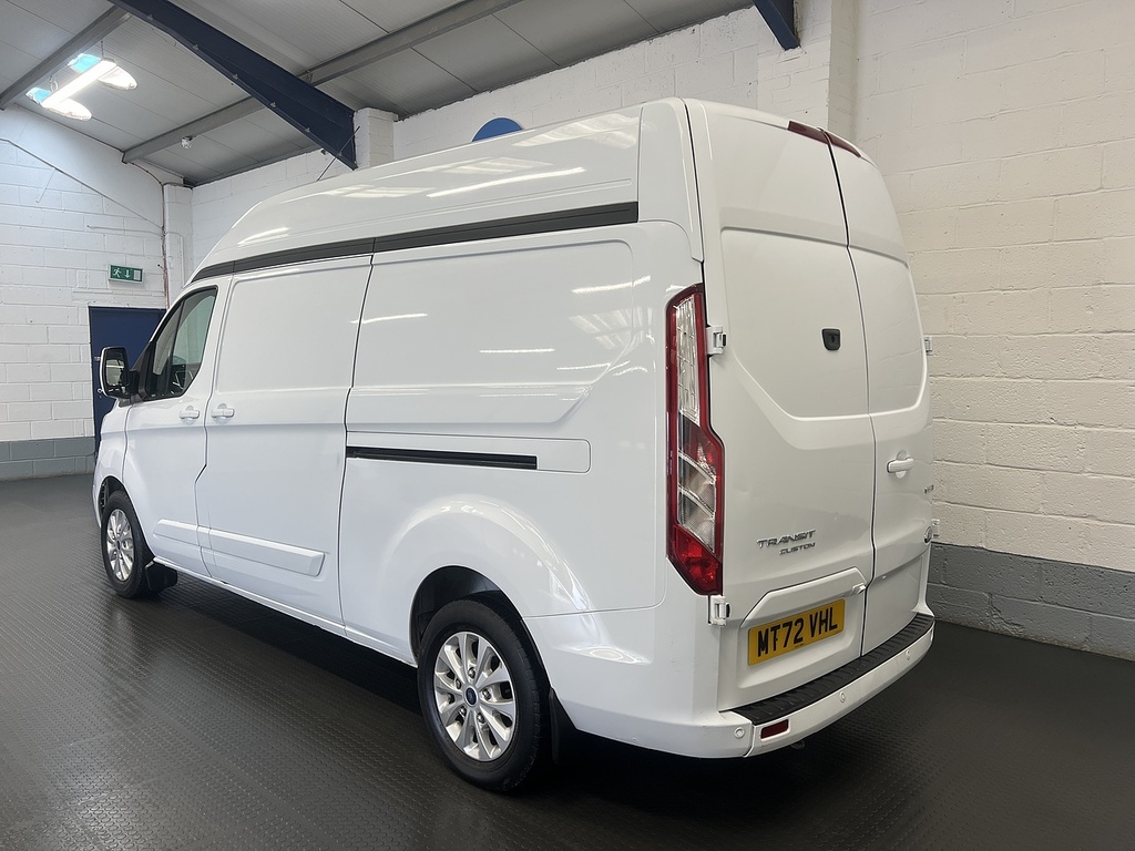 Ford Transit Custom 2.0 300 Ecoblue Mhev Limited Panel Van MT72VHL White #3