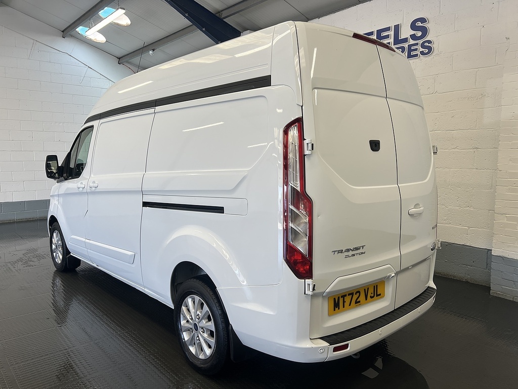 Ford Transit Custom 2.0 300 Ecoblue Mhev Limited Panel Van MT72VJL White #3