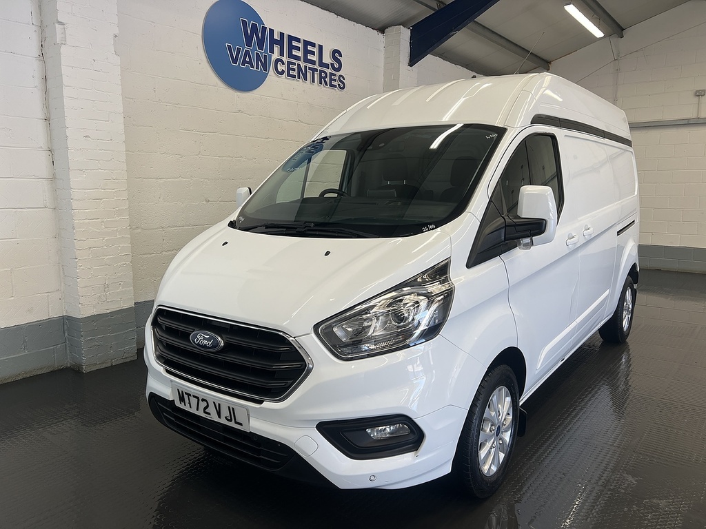 Ford Transit Custom 2.0 300 Ecoblue Mhev Limited Panel Van MT72VJL White