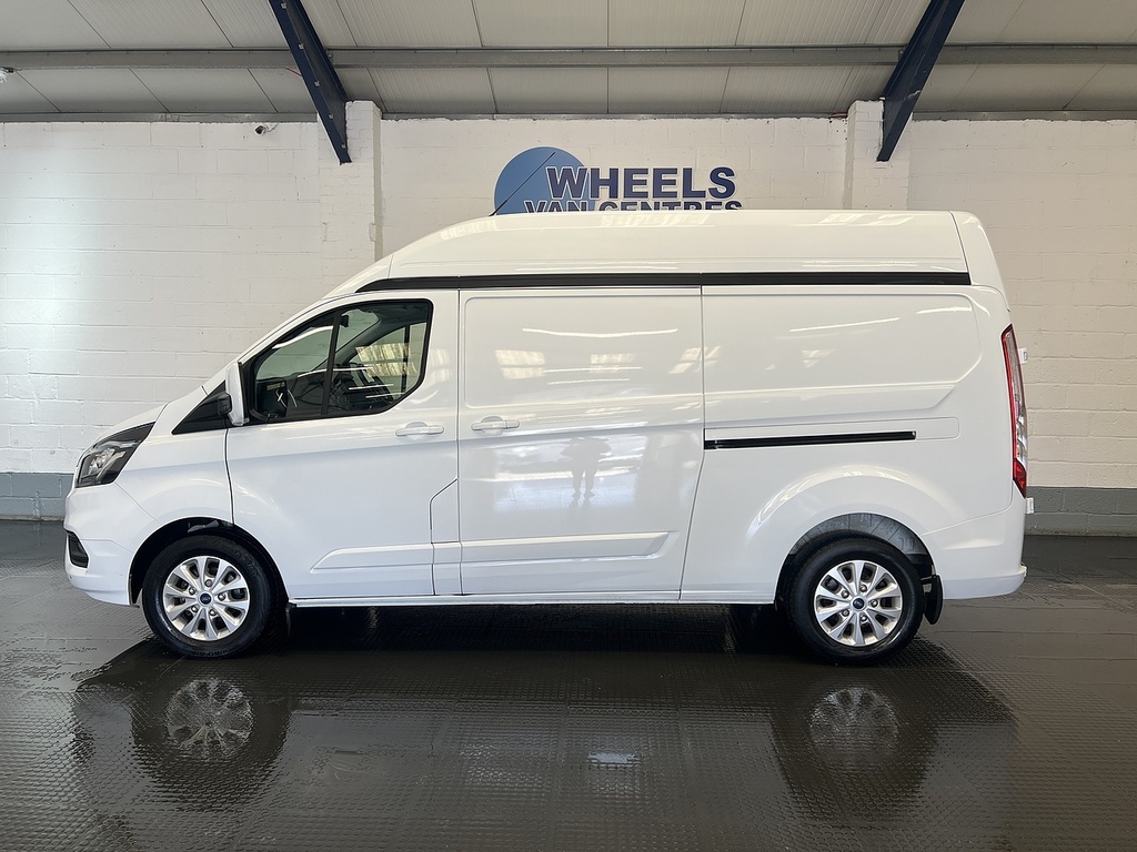 Ford Transit Custom 2.0 300 Ecoblue Mhev Limited Panel Van MT72VJL White #2