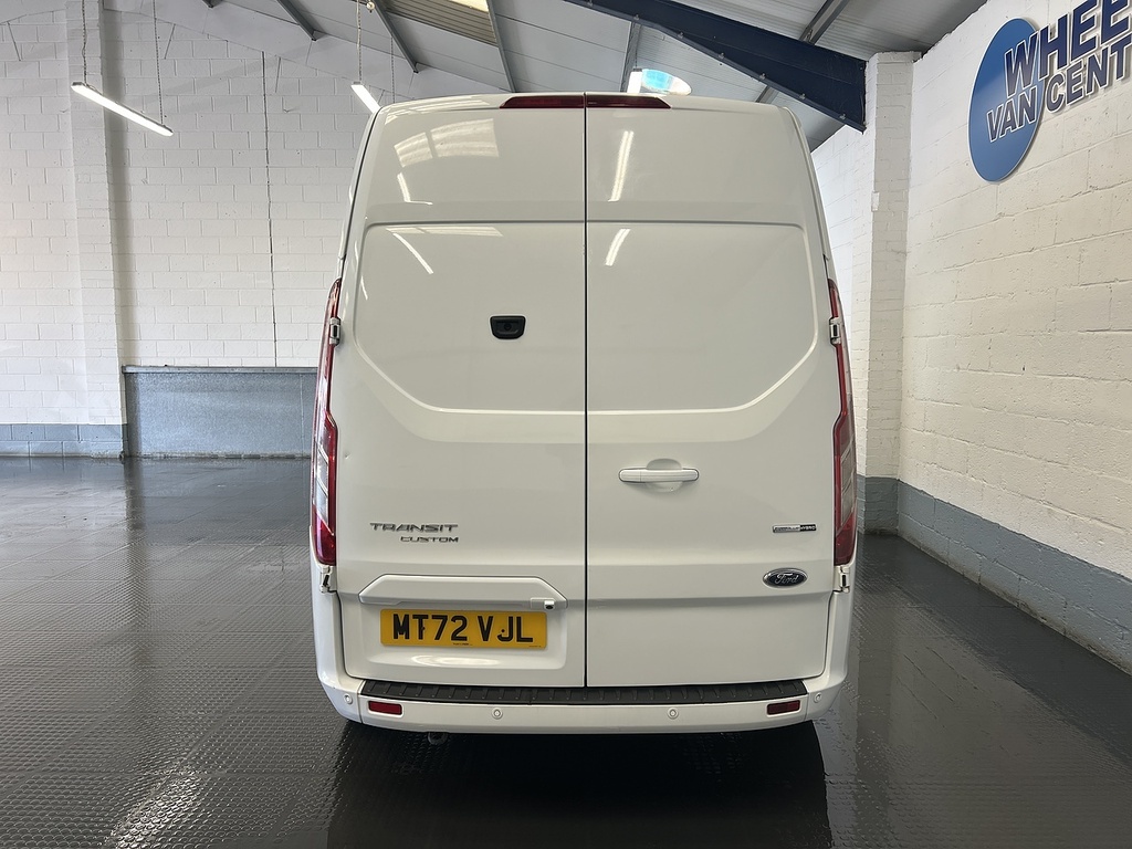 Ford Transit Custom 2.0 300 Ecoblue Mhev Limited Panel Van MT72VJL White #4