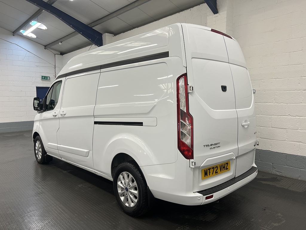 Ford Transit Custom 2.0 300 Ecoblue Mhev Limited Panel Van MT72VHZ White #3
