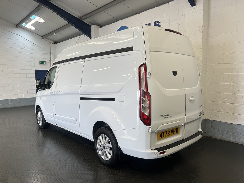 Ford Transit Custom 2.0 300 Ecoblue Mhev Limited Panel Van MT72VHD White #3