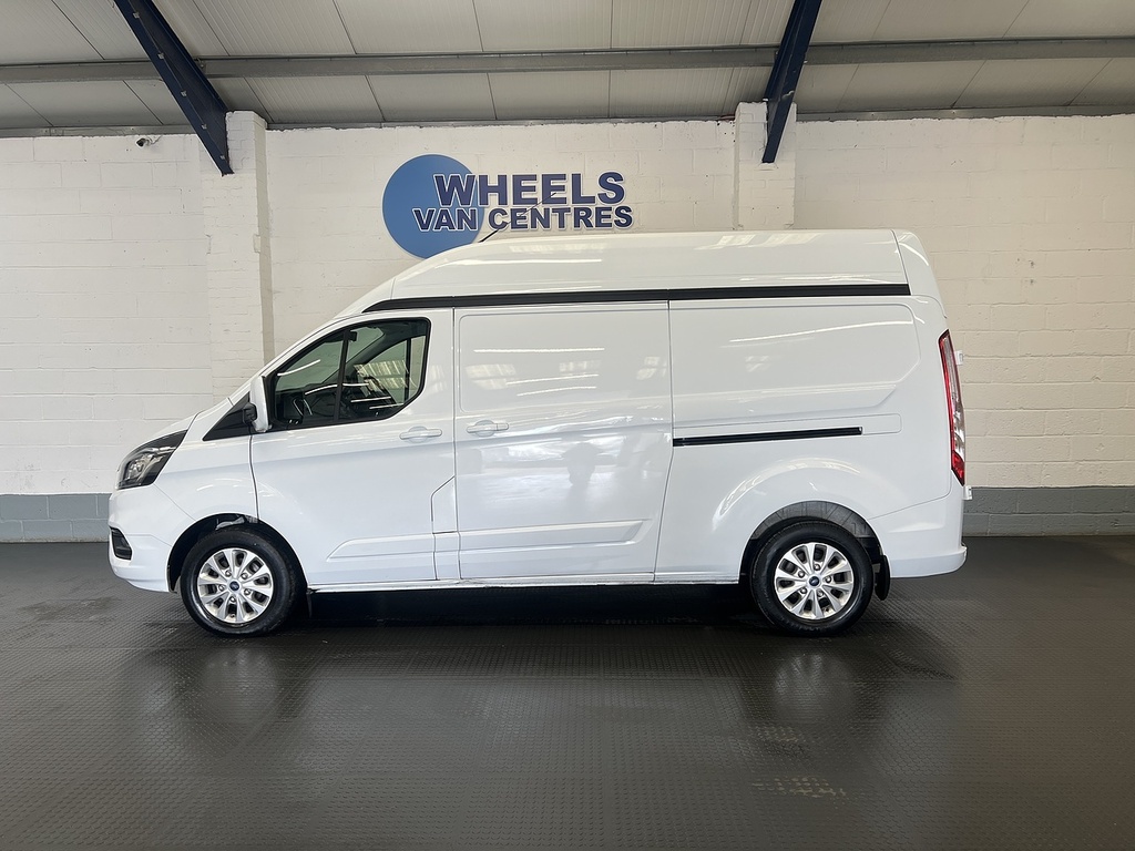 Ford Transit Custom 2.0 300 Ecoblue Mhev Limited Panel Van MT72VHD White #2
