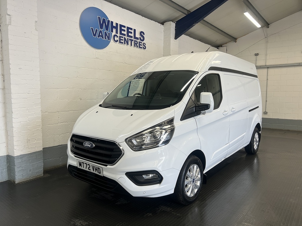Ford Transit Custom 2.0 300 Ecoblue Mhev Limited Panel Van MT72VHD White