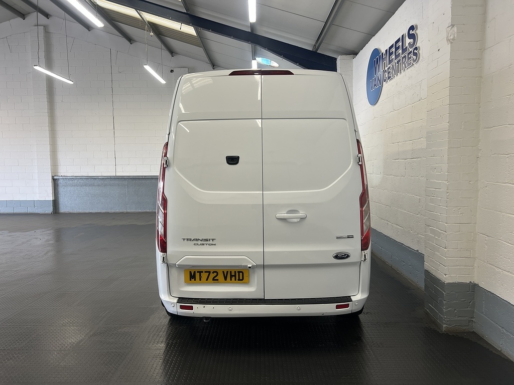 Ford Transit Custom 2.0 300 Ecoblue Mhev Limited Panel Van MT72VHD White #4