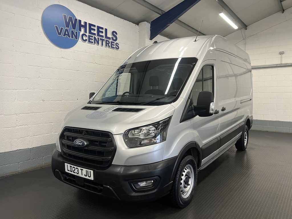 Ford Transit Custom 2.0 350 Ecoblue Leader Panel Van LD23TJU Silver