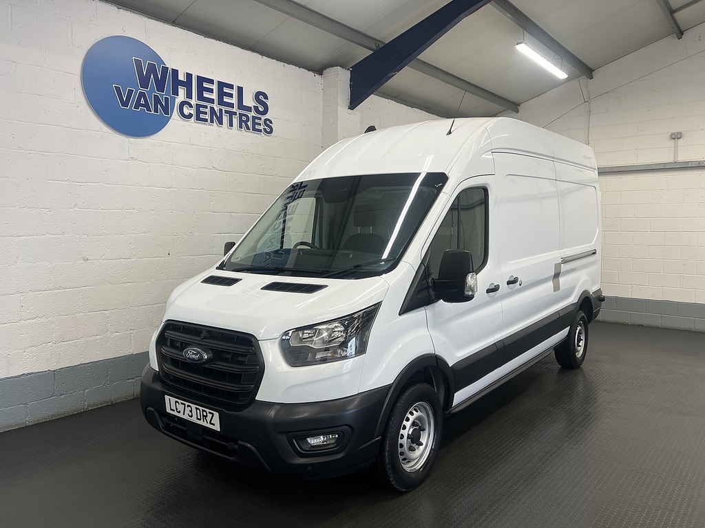 Ford Transit Custom 2.0 350 Ecoblue Leader Panel Van LC73DRZ White