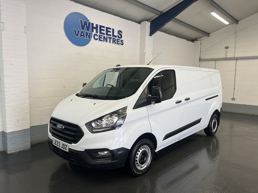 Ford Transit Custom 2.0 300 Ecoblue Leader Panel Van LE23JDZ White