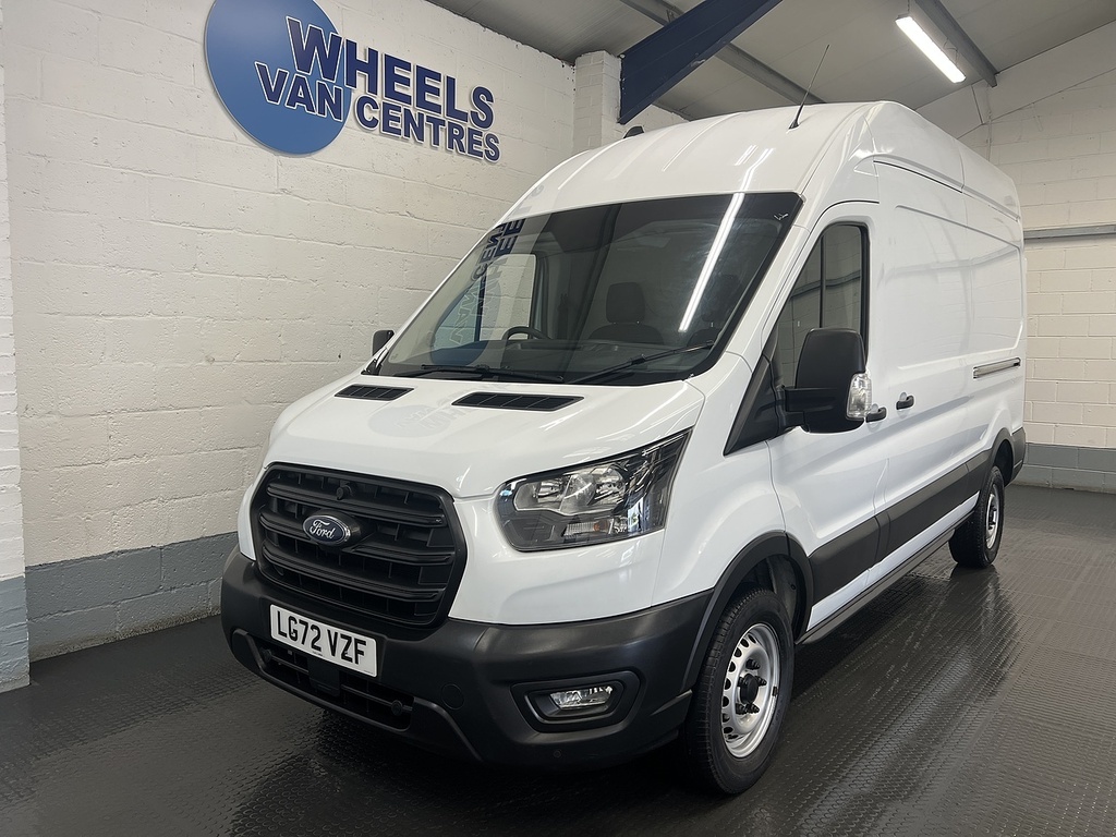 Ford Transit Custom 2.0 350 Ecoblue Leader Panel Van LG72VZF White