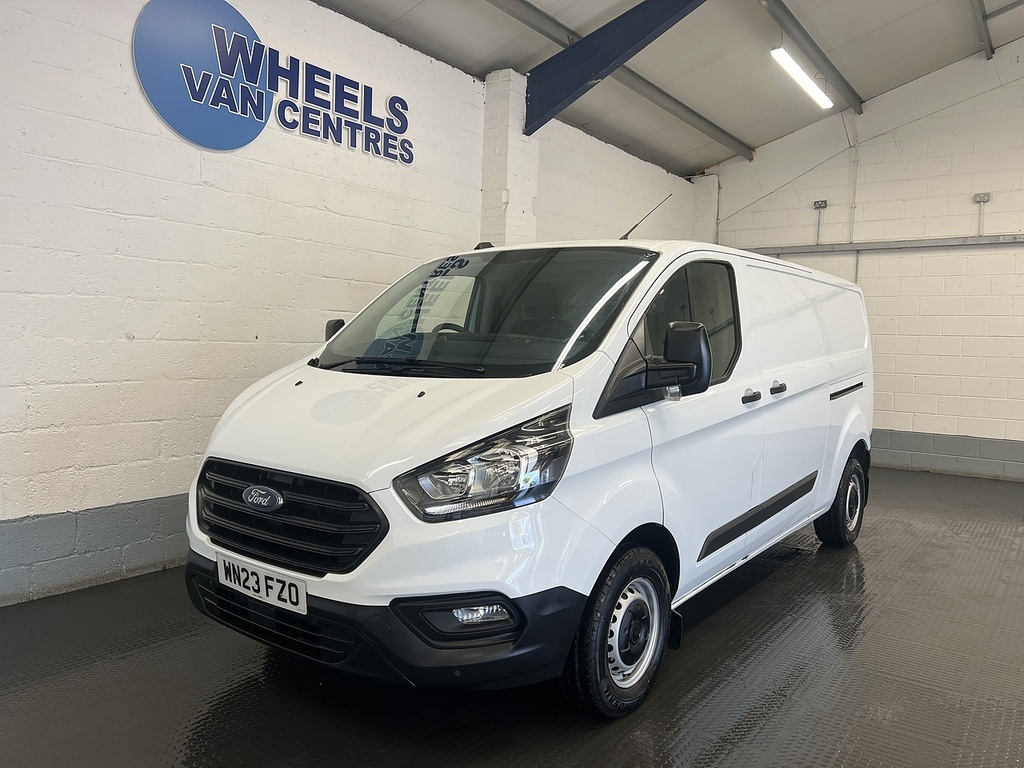 Ford Transit Custom 2.0 300 Ecoblue Leader Panel Van WN23FZO White
