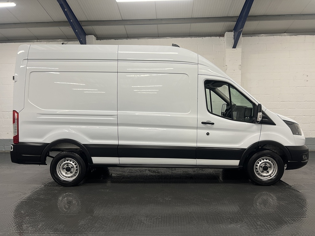 Ford Transit Custom 2.0 350 Ecoblue Leader Panel Van DN72MVZ White #6