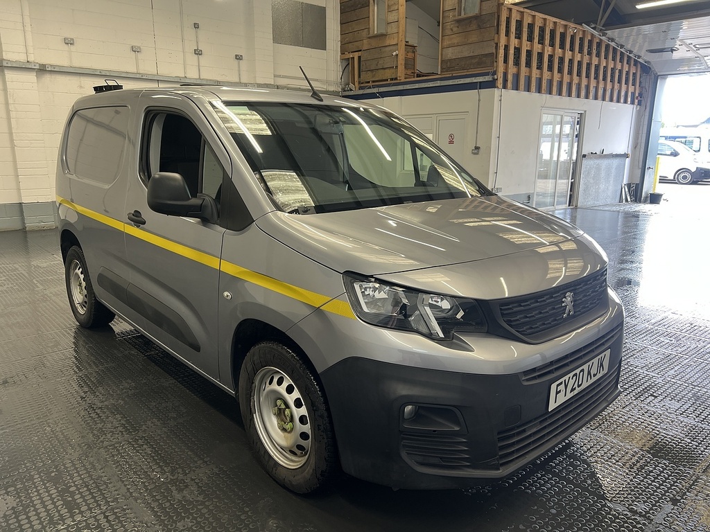 Peugeot Partner 1.5 Bluehdi 1000 Grip Standard Panel Van Diese FY20KJK Grey #4