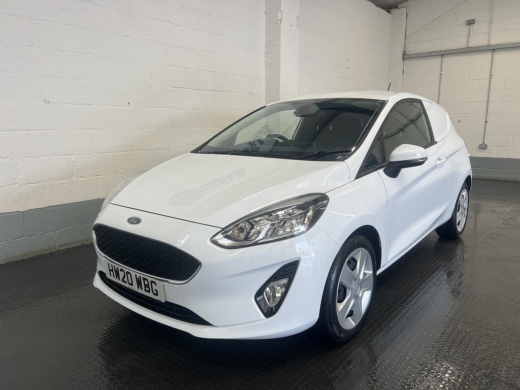 Ford Fiesta 1.5 Tdci Car Derived Van Euro 6 White