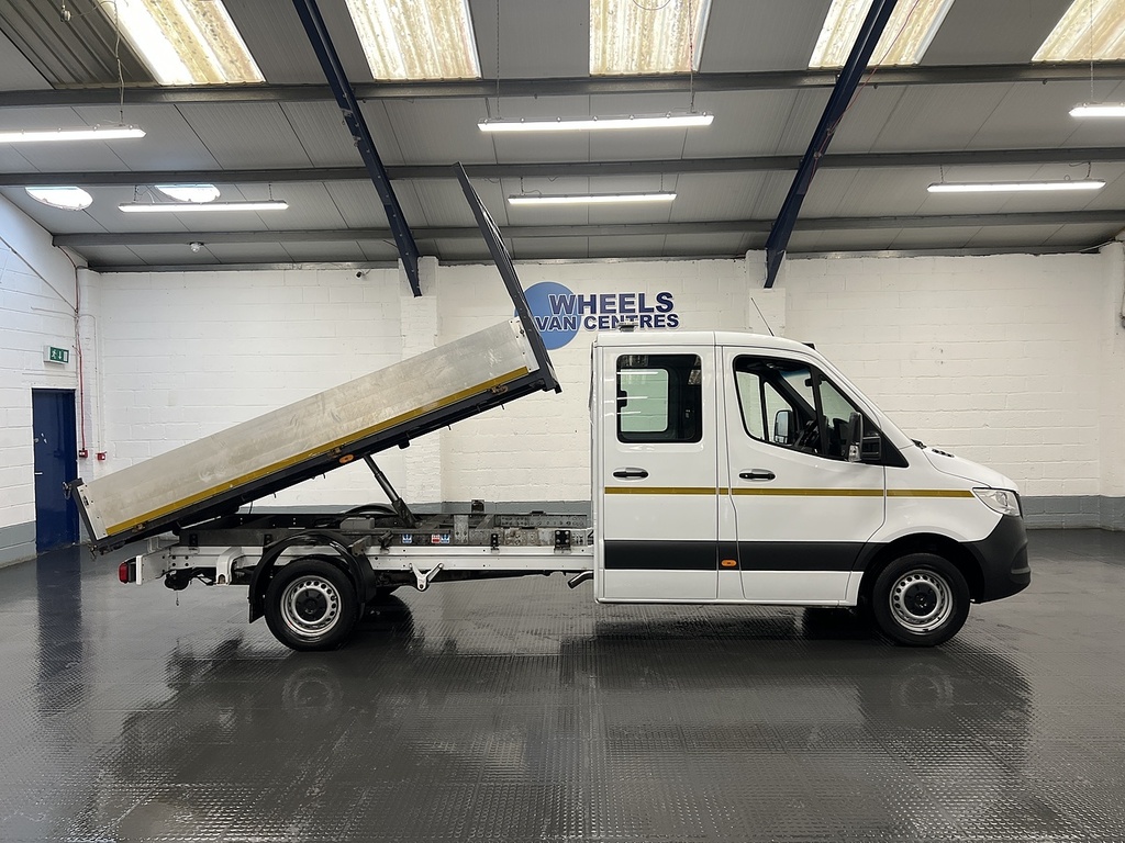 Mercedes-Benz Sprinter 314 Cdi Crew Cab L3 Tipper 2.1 Tipper D White #3