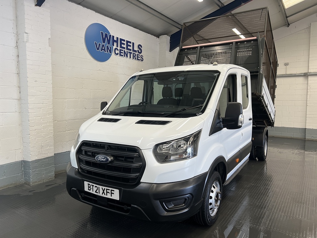 Ford Transit Custom 350 Ecoblue Leader 2.0 Tipper BT21XFF White