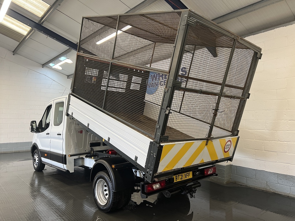 Ford Transit Custom 350 Ecoblue Leader 2.0 Tipper BT21XFF White #3