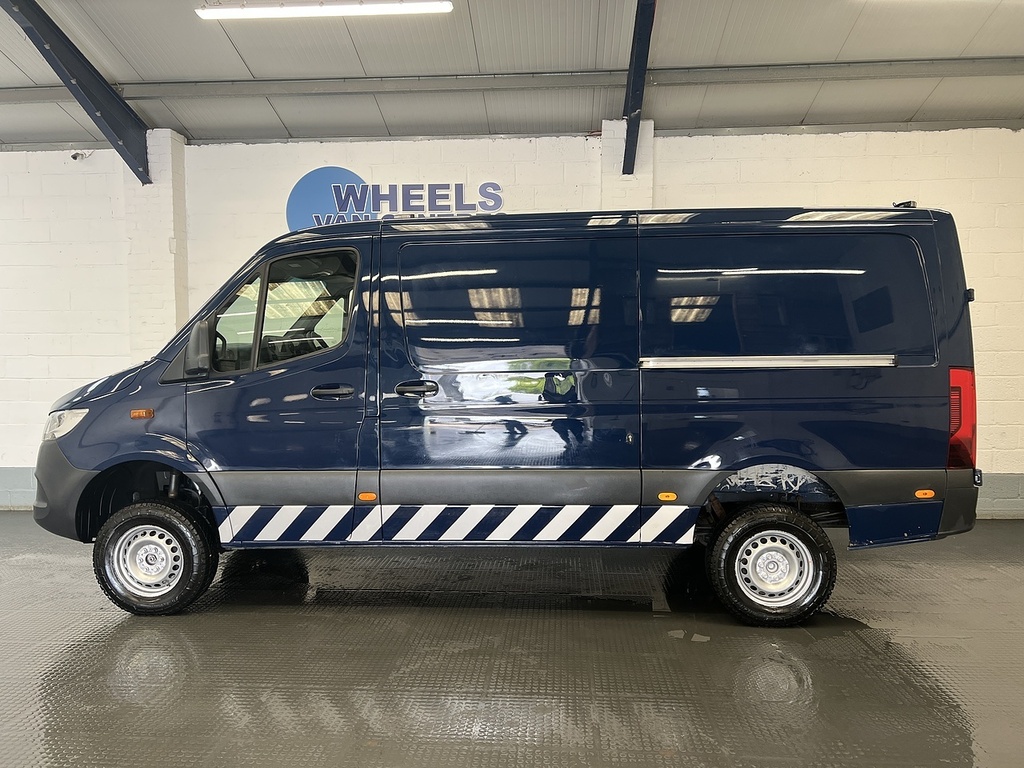 Mercedes-Benz Sprinter 2.1 316 Cdi Panel Van Awd L2 H1 WP69AXA Blue #2