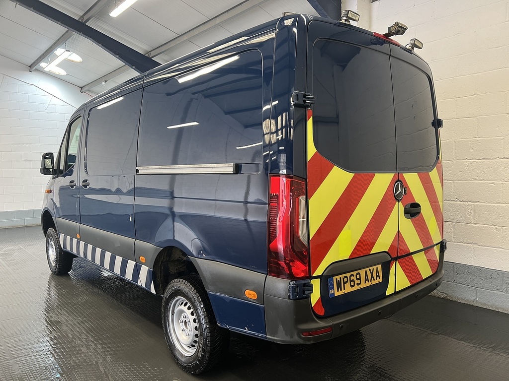 Mercedes-Benz Sprinter 2.1 316 Cdi Panel Van Awd L2 H1 WP69AXA Blue #4