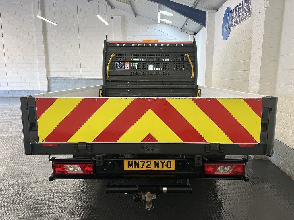 Ford Transit Custom 350 Ecoblue Leader 2.0 Double Cab Dropside Man MW72WYO White #4