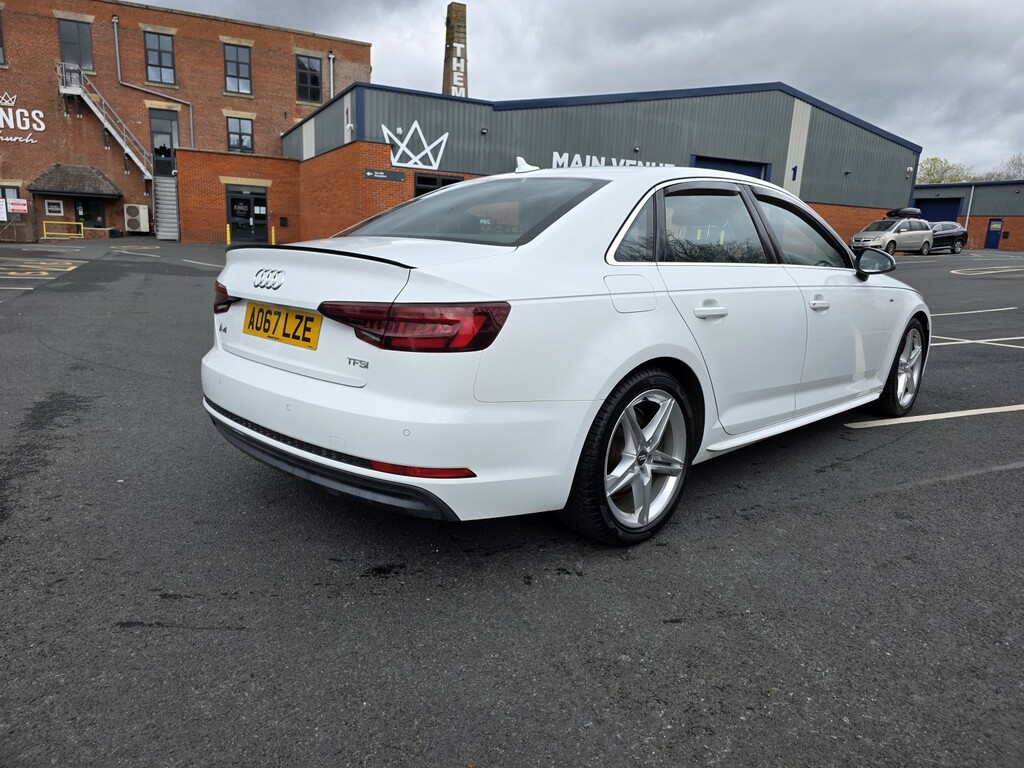 Audi A4 Saloon 1.4 Tfsi S Line 201767 AO67LZE White #6
