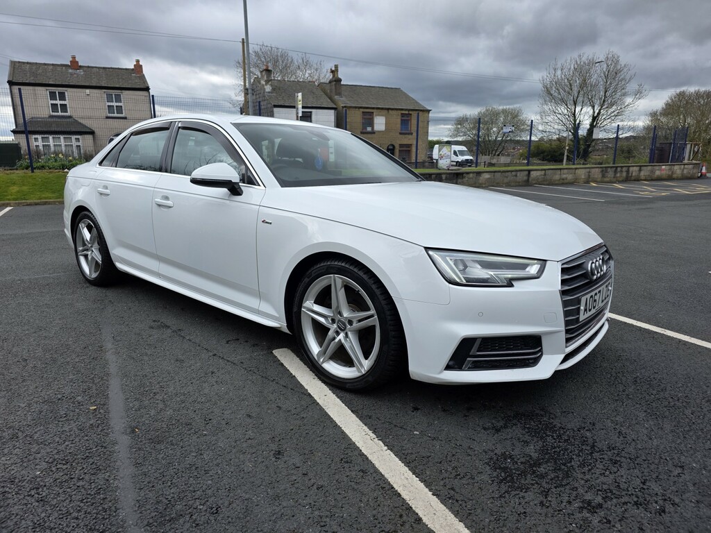 Audi A4 Saloon 1.4 Tfsi S Line 201767 AO67LZE White #2
