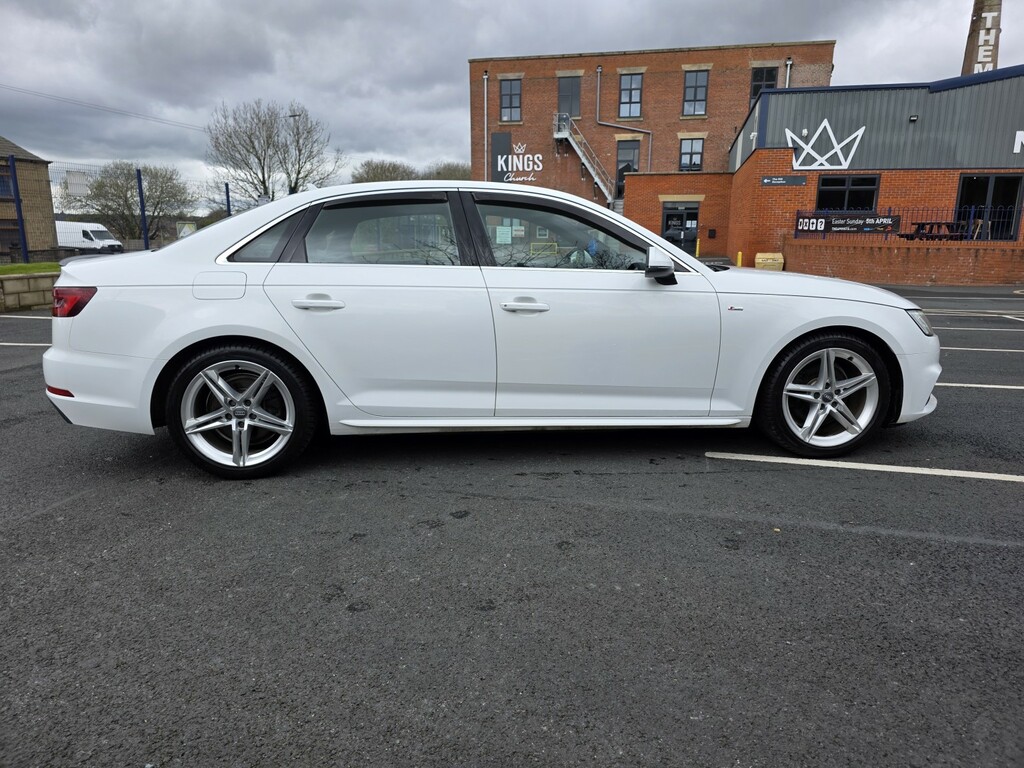 Audi A4 Saloon 1.4 Tfsi S Line 201767 AO67LZE White #5