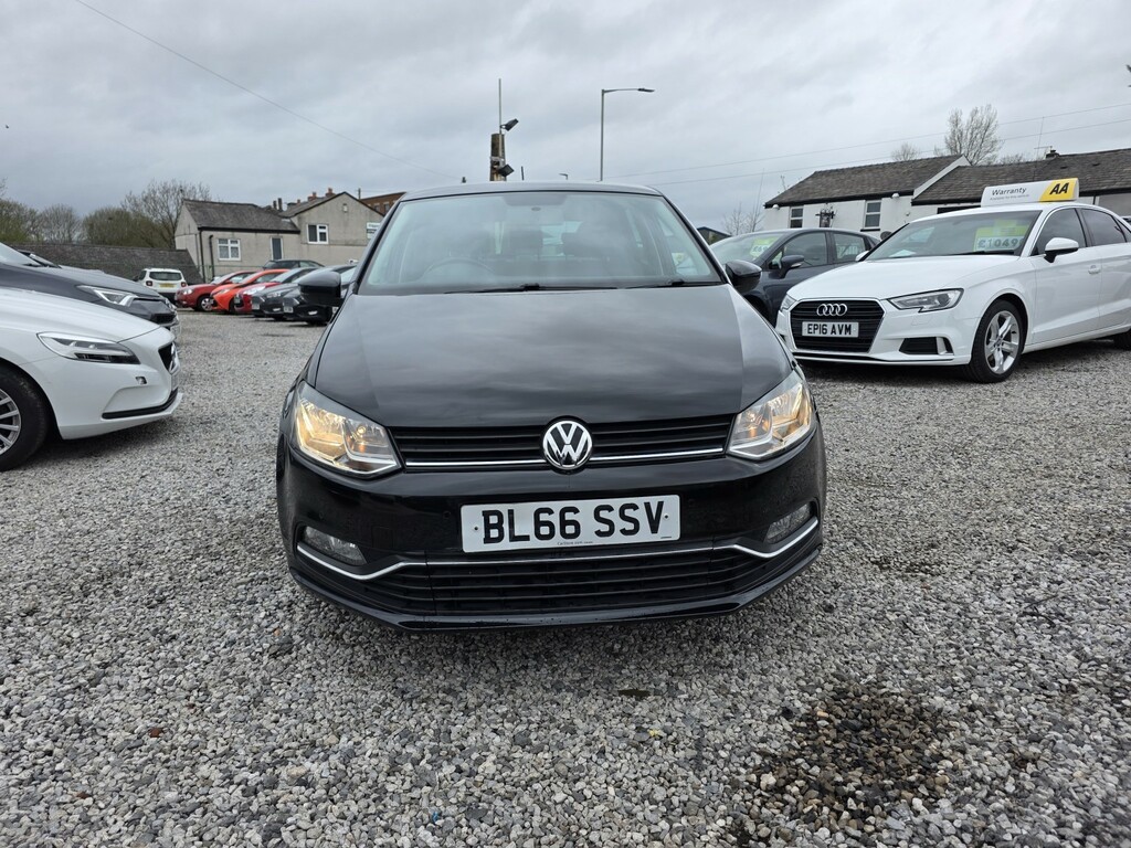 Volkswagen Polo Hatchback 1.0 Bluemotion Tech Match 201666 Black