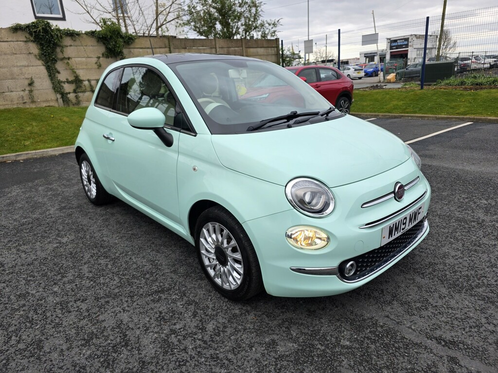 Fiat 500 Hatchback 1.2 1.2 69Hp Lounge 201919 WM19MWF Green #2