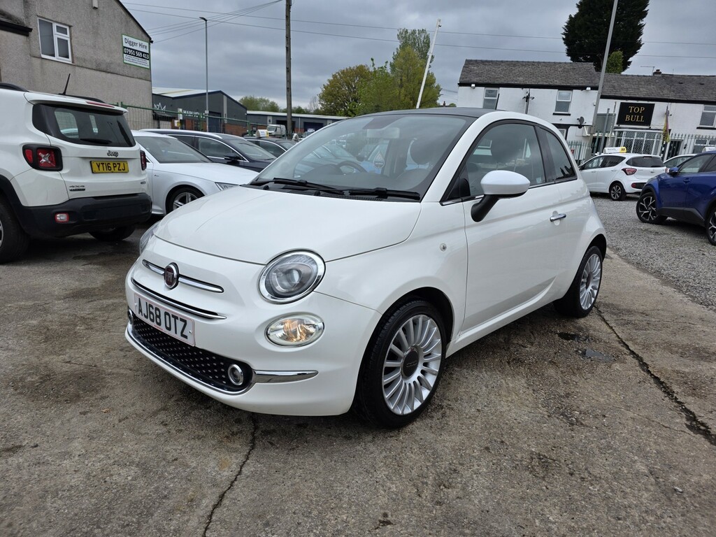 Fiat 500 Hatchback 1.2 1.2 69Hp Lounge 201968 AJ68OTZ White #2