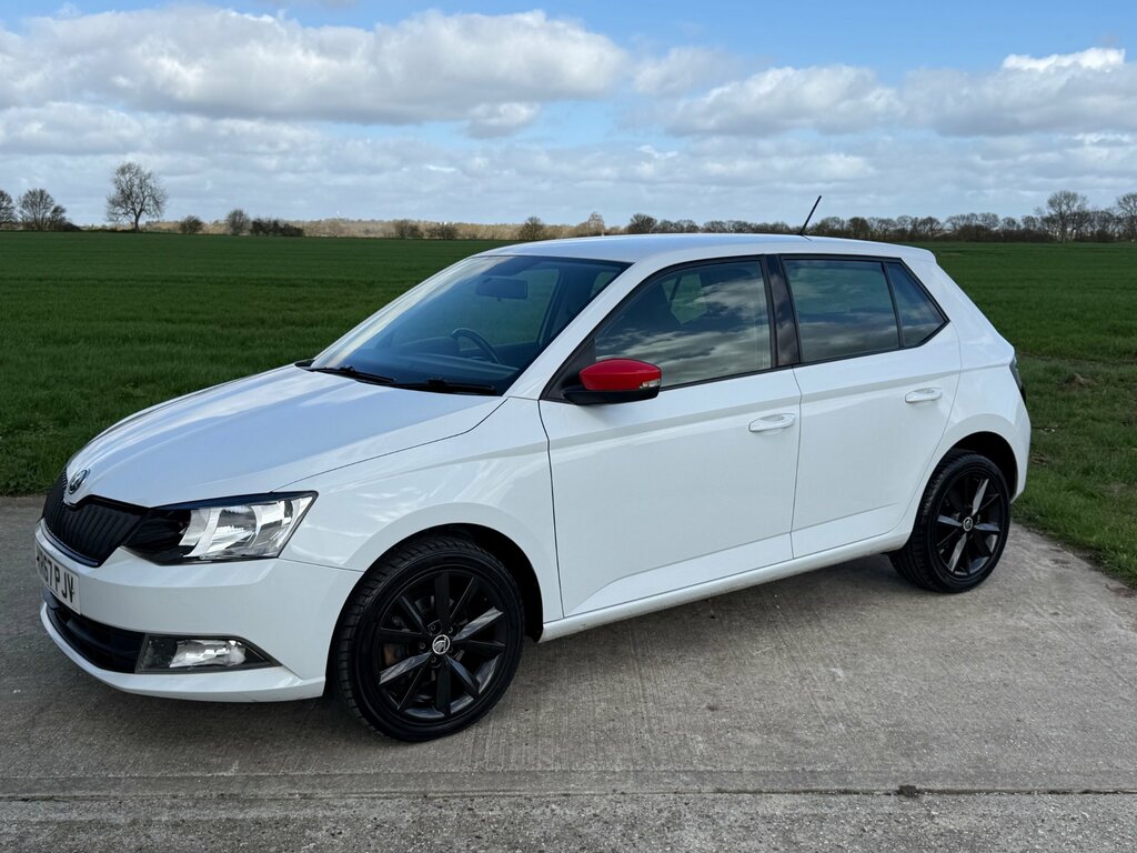 Skoda Fabia 1.0 Tsi Redline Hatchback Euro 6 KR67PJV White #2