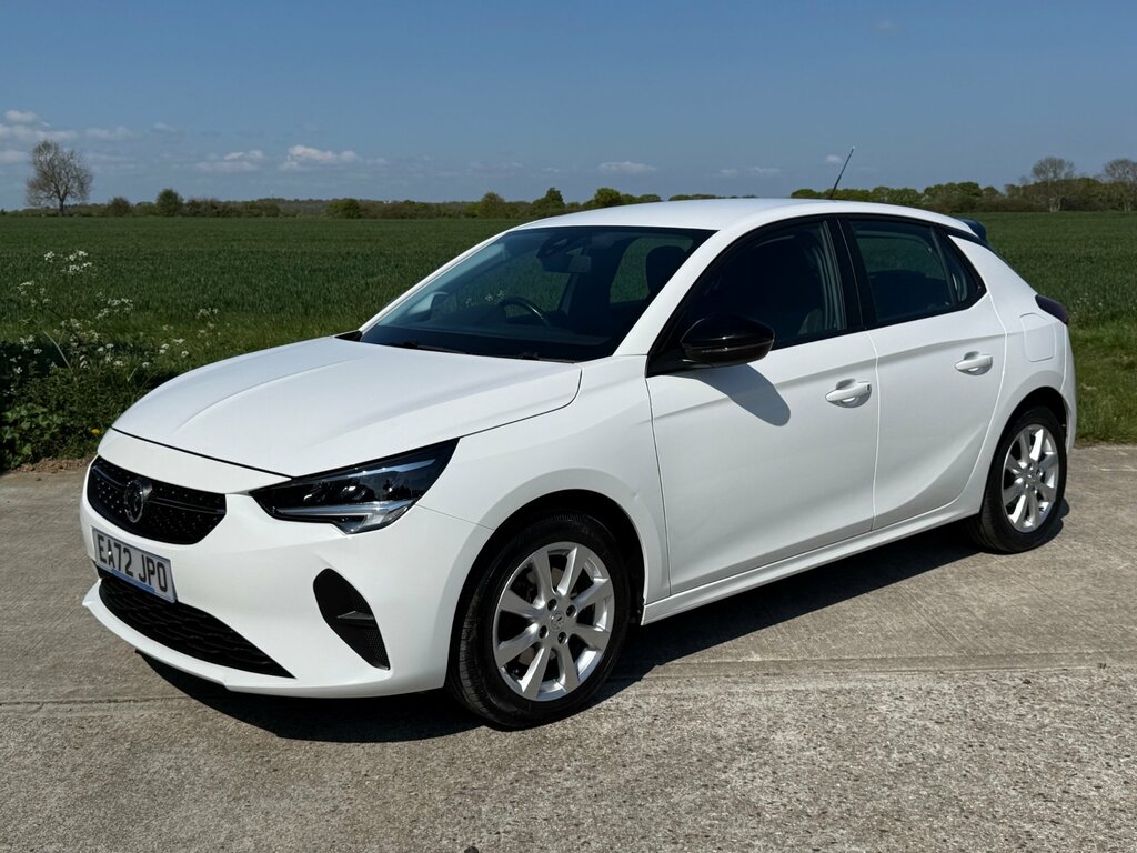 Vauxhall Corsa 1.2 Turbo Design Hatchback Euro 6 EA72JPO White #2