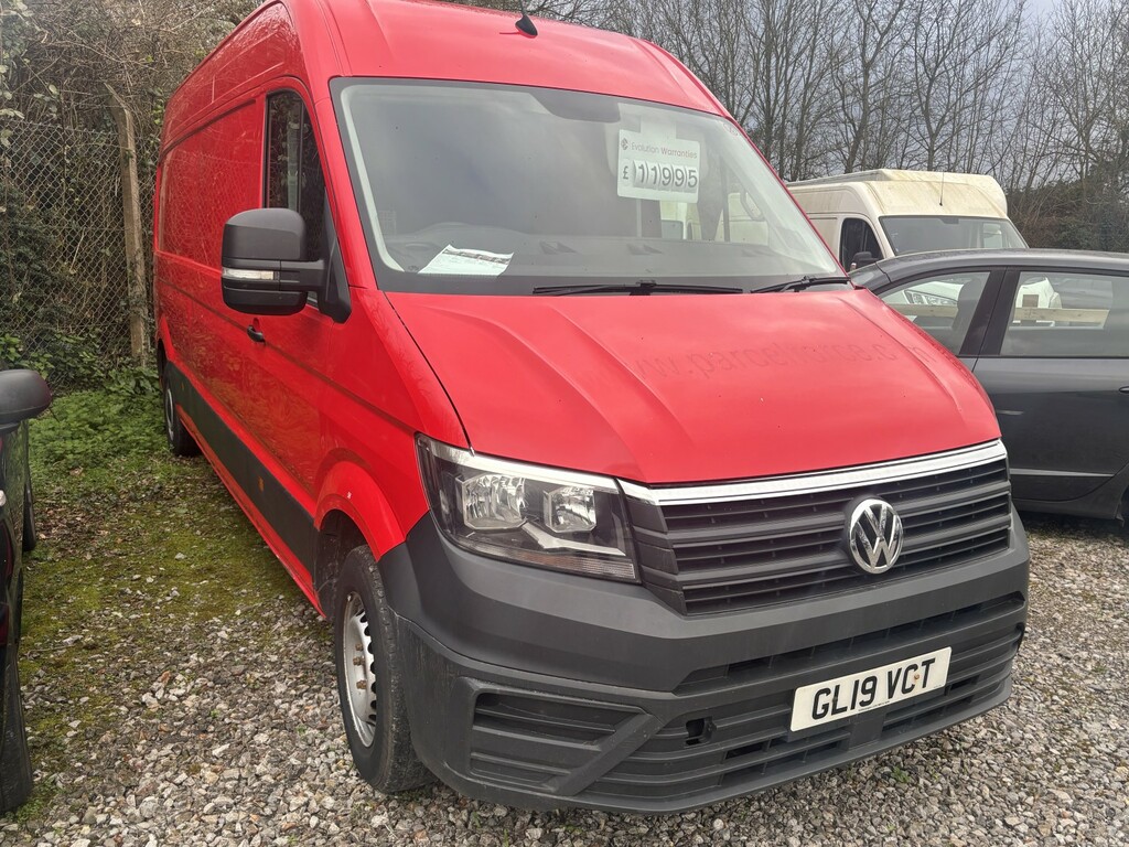 Volkswagen Crafter Panel Van 2.0 Tdi Cr35 Startline 2019 GL19VCT Red #2