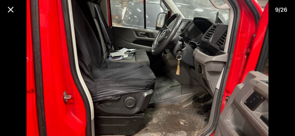 Volkswagen Crafter Panel Van 2.0 Tdi Cr35 Startline 2019 GL19VCT Red #6