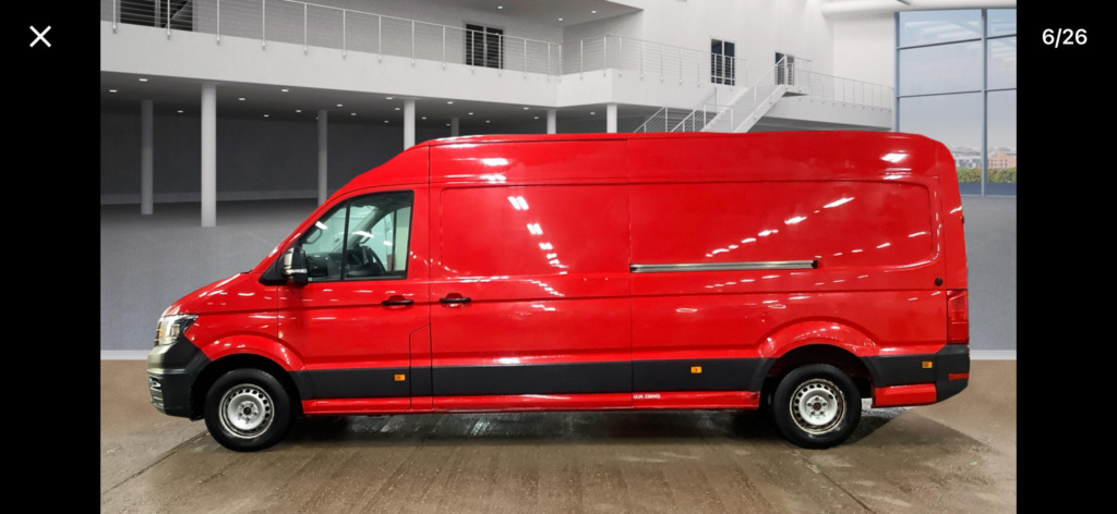 Volkswagen Crafter Panel Van 2.0 Tdi Cr35 Startline 2019 GL19VCT Red #5