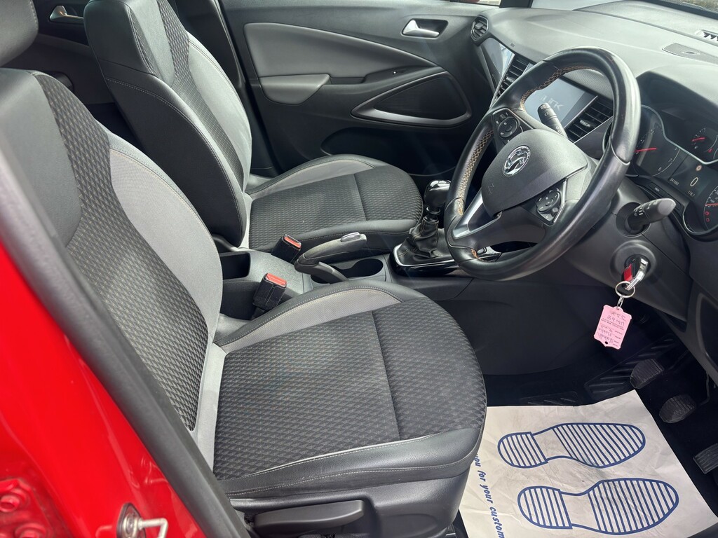 Vauxhall Crossland X Suv 1.2 Turbo Ecotec Gpf Tech Line Nav 201968 HW68JSY Red #4