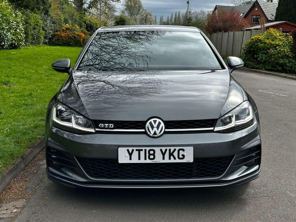 Volkswagen Golf Hatchback 2.0 Tdi Gtd Dsg Euro 6 Ss 20181 YT18YKG Grey #3