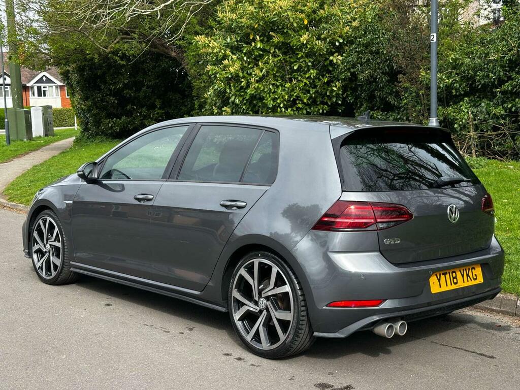 Volkswagen Golf Hatchback 2.0 Tdi Gtd Dsg Euro 6 Ss 20181 YT18YKG Grey #6