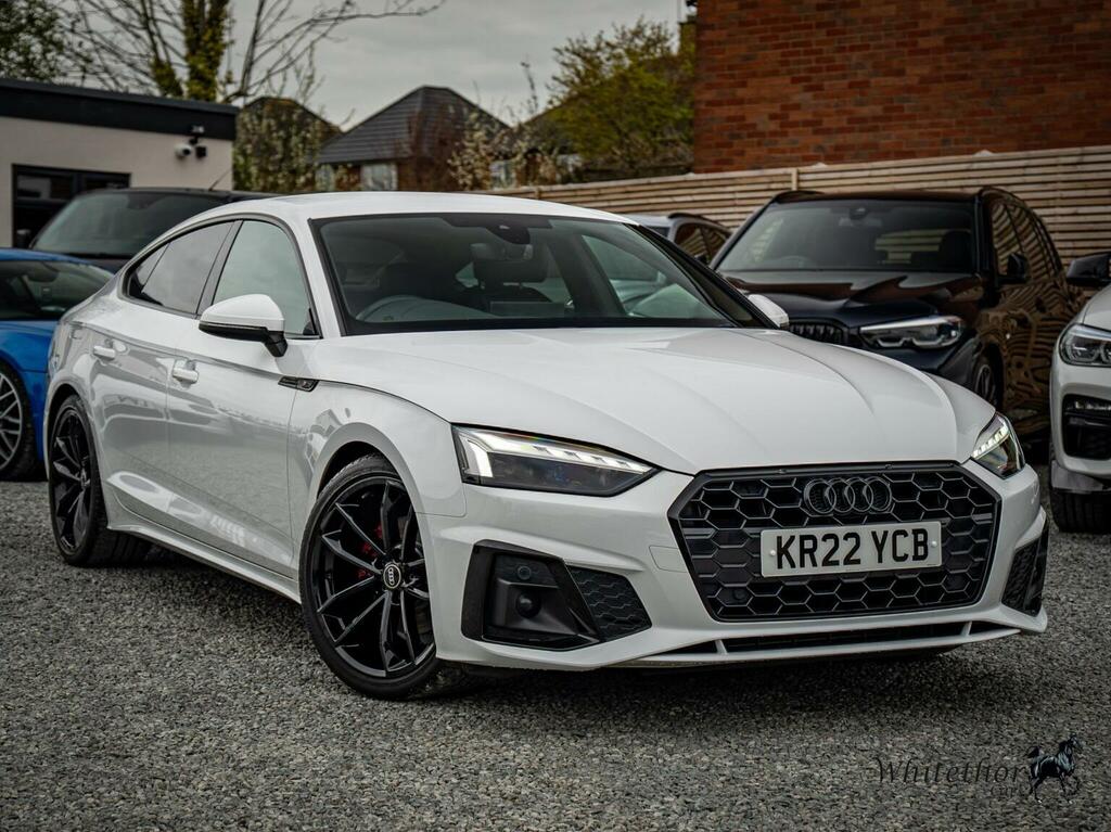 Audi A5 Hatchback 2.0 Tdi 35 S Line Sportback S Tronic Eur White