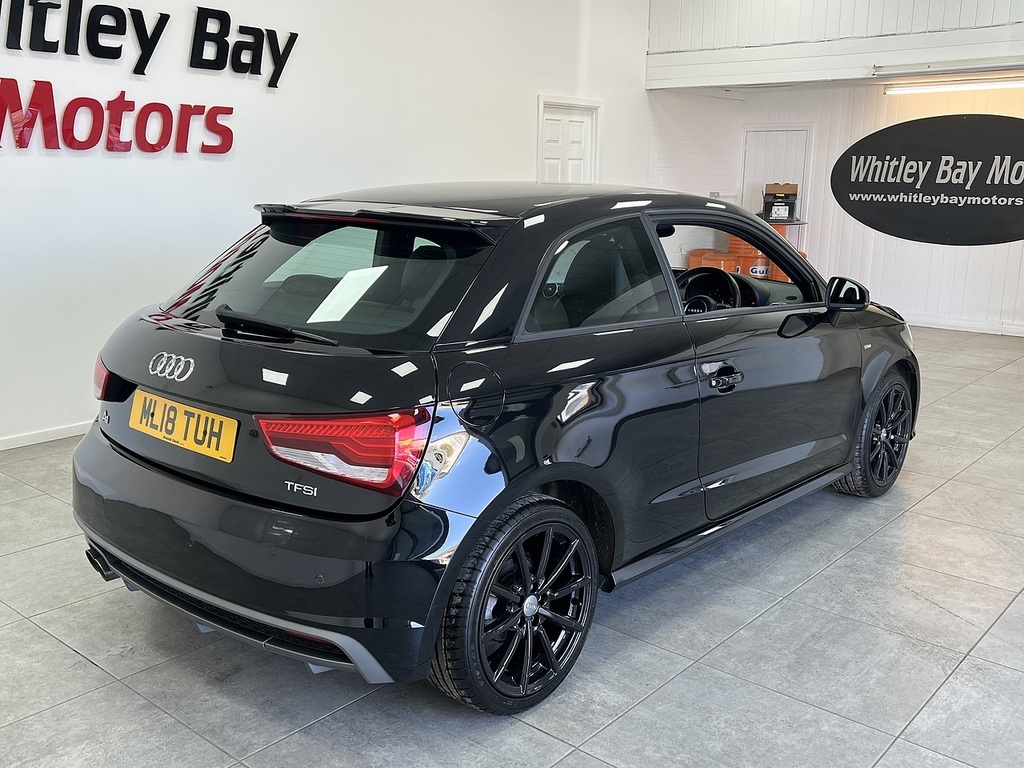 Audi A1 Tfsi S Line ML18TUH Black #3