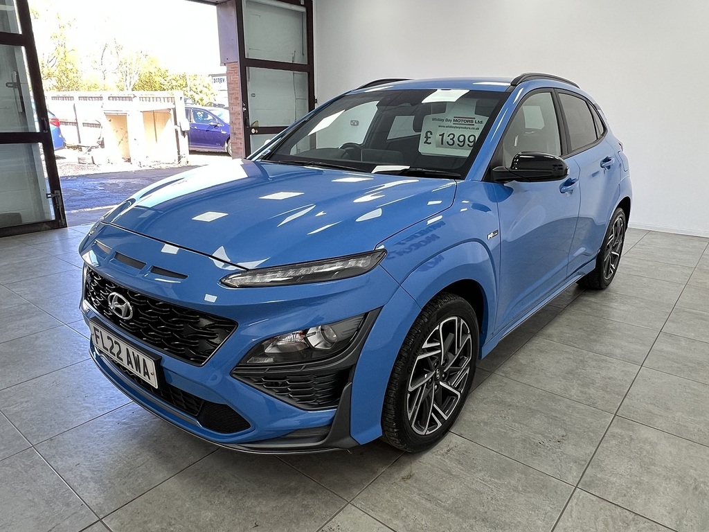 Hyundai Kona T-gdi Mhev N Line FL22AWA Blue #6