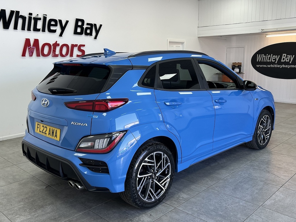 Hyundai Kona T-gdi Mhev N Line FL22AWA Blue #3
